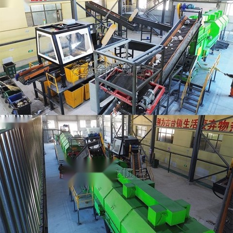 Complete MSW sorting line