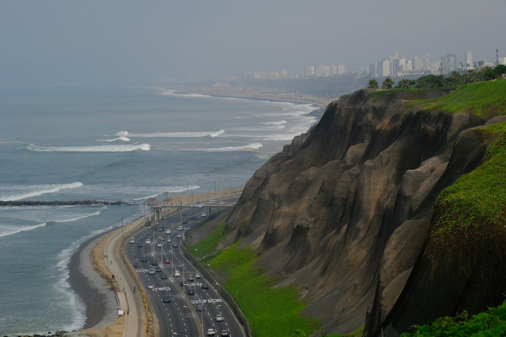 Costa Verde cliffs, Miraflores, Lima